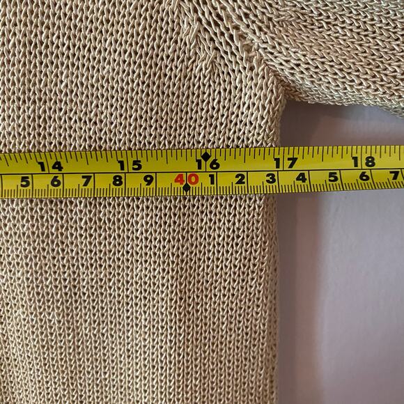 J. McLaughlin Callum Sweater Cream Knit V-neck Minimalist Women's size Small - Picture 7 of 10